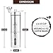 Coffee Grinder Manual | Hand Grinder Coffee Mill | Portable Travel Conical Ceramic Burr Bean Grinder | Adjustable Coarseness, Hand Crank Stainless Steel Mill for Precision Brewing