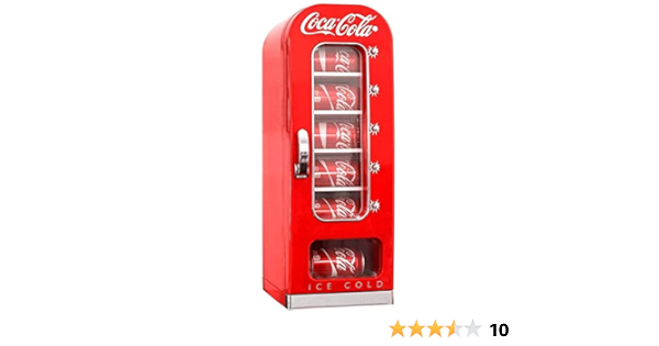 Coque Retro máquina expendedora mini nevera rojo Coca ...