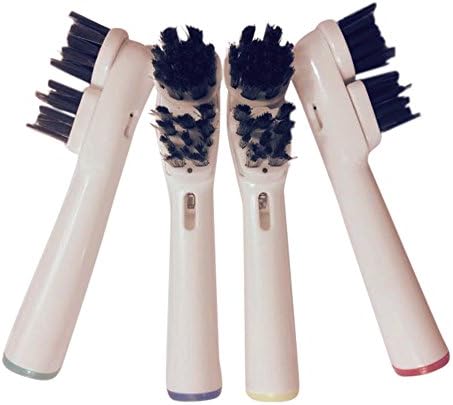 Bamboo Charcoal Infused Bristles Premium Electric Toothbrushes Heads Replacements - Compatible with Braun Oral B - Best Toothbrush Head For Sensitive Gums - Brand New Tooth Brush Head - SB-417A 4 PCS