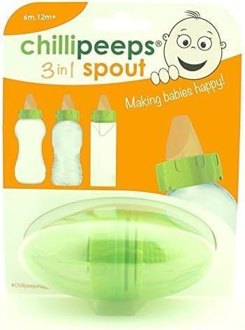 Chillipeeps 3in1 Spout, Age range 6m+, Green by Chillipeeps