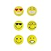 FANGCAN Emoji Face Silicone Squash Tennis Vibration Dampeners Pack of 6