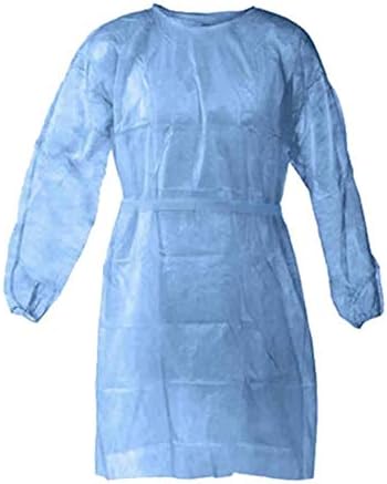 *New* 50pcs Disposable Isolation Gowns for PPE Healthcare Protection 50 Bulk Pack