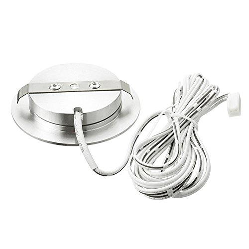 WarmCare 12V LED RV Ceiling Dome Light Interior Lighting Downlight for Trailer Camper Motorhome Sailboat Yacht White 4Pcs