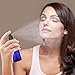 Hydior 3.4oz Glass Spray Bottle, Perfume Atomizer - Empty Refillable Blue Bottles with Black metal Fine Mist Sprayers - 2 Pack