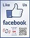 Like Us on Facebook Sticker - Touchless QR Code and NFC Tag - Two-Sided Facebook Review Tap Card - Storefront Window Decal 4