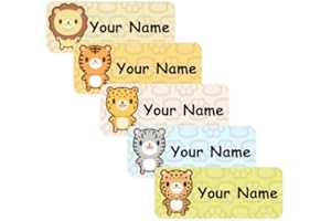 Oliver's Labels Original Labels, 40 Durable Personalized Name Labels & Tags for School Supplies, Camp Gear, Water Bottles, an