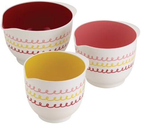 Cake Boss Countertop Accessories 3-Piece Melamine Mixing Bowl Set, Icing by Cake Boss