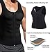 Ufanore Waist Trainer Vest for Men, Hot Neoprene Sauna Vest with Zipper, Sauna Tank Top Workout Shirt for Weight Loss