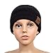 RYOMI SEIKATU Baby Boy Beanie Hat Winter Warm Lamb Fleece Lined Hat Kids Knit Cap Girls Boys