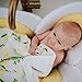 KloudBambu Hooded Baby Towel, Super Soft to Sensitive Skin, Ultra Absorbent, for Newborn, Infant, Toddler Girls and Boys, Lemon Print…