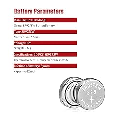 Beidongli SR927sw 1.5V Button Battery 395 AG7 for