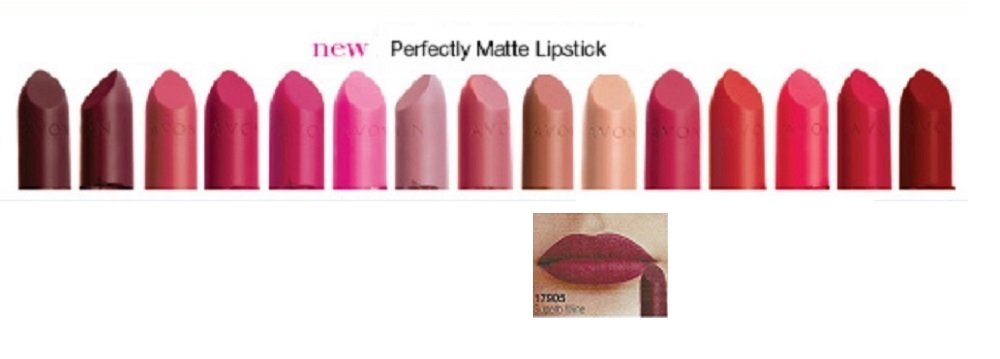 avon perfectly matte lipstick