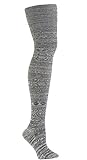 Sock It To Me Alpine Women's Over Knee High Socks (Grey) - One Size