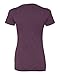 Next Level Ladies' CVC Deep V L PLUM