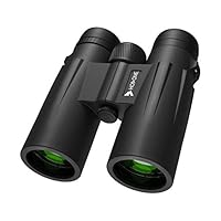 Hosome 12x42 Binoculars for Adults, Compact HD Binoculars for Bird Watching Travel Stargazing Hunting Concerts Sports with Clear Weak Light Vision, BAK4 Prism FMC Lens with Strap Carrying Bag (12x42)