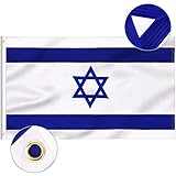 FLAGBURG Israel Flag 3x5 FT Outdoor, Israeli Flags