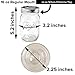 Ball Mason Jars 16 oz Bundle with Non Slip Jar Opener- Set of 4 16 Ounce Size Mason Jars with Regular Mouth - Canning Glass Jars with Lids, Heritage Collection