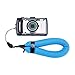 JJC Waterproof Camera Floating Wrist Strap for Olympus Tough TG-7 TG-6 TG-5 TG-4 TG-3 Fujifilm FinePix XP140 XP130 XP120 Nikon Coolpix W300 W150 Gopro Hero 9 8-Blue