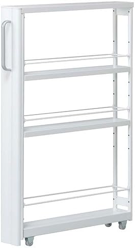 Amazon Co Jp すきま収納 隙間収納 キッチン ワゴン キャスター トールワゴン 幅10 奥行55 高さ85ｃｍ Kt 002 ホーム キッチン