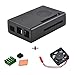 Makerfire Raspberry Pi B+ Case Protective Case Enclosure Box with Mini Cooling Fan Heatsink Kit (for Raspberry Pi 2 Raspberry Pi B+)