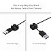 Cable Management Cord Organizer ORICO 1 Channel Desk Cable Clips Wire Cord Holder for Power Cords and Charging Accessory Cables, Mouse Cable, PC, Office and Home (Black, 10PCS)