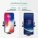 RAVPower Wireless Car Charger, Wireless Charging Car Mount, Qi Wireless Car Charger for Air Vent, Car Phone Holder, Compatible with iPhone Xs Max XR X 8 7 Plus Galaxy S9 S8 Note 9 8 and More