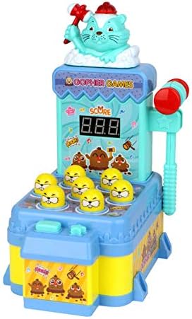 モグラたたきゲーム ドキドキおもちゃミニ電子アーケードゲームおもちゃハンマーおもちゃ 3歳以上の子供向けのインタラクティブな教育開発ゲーム