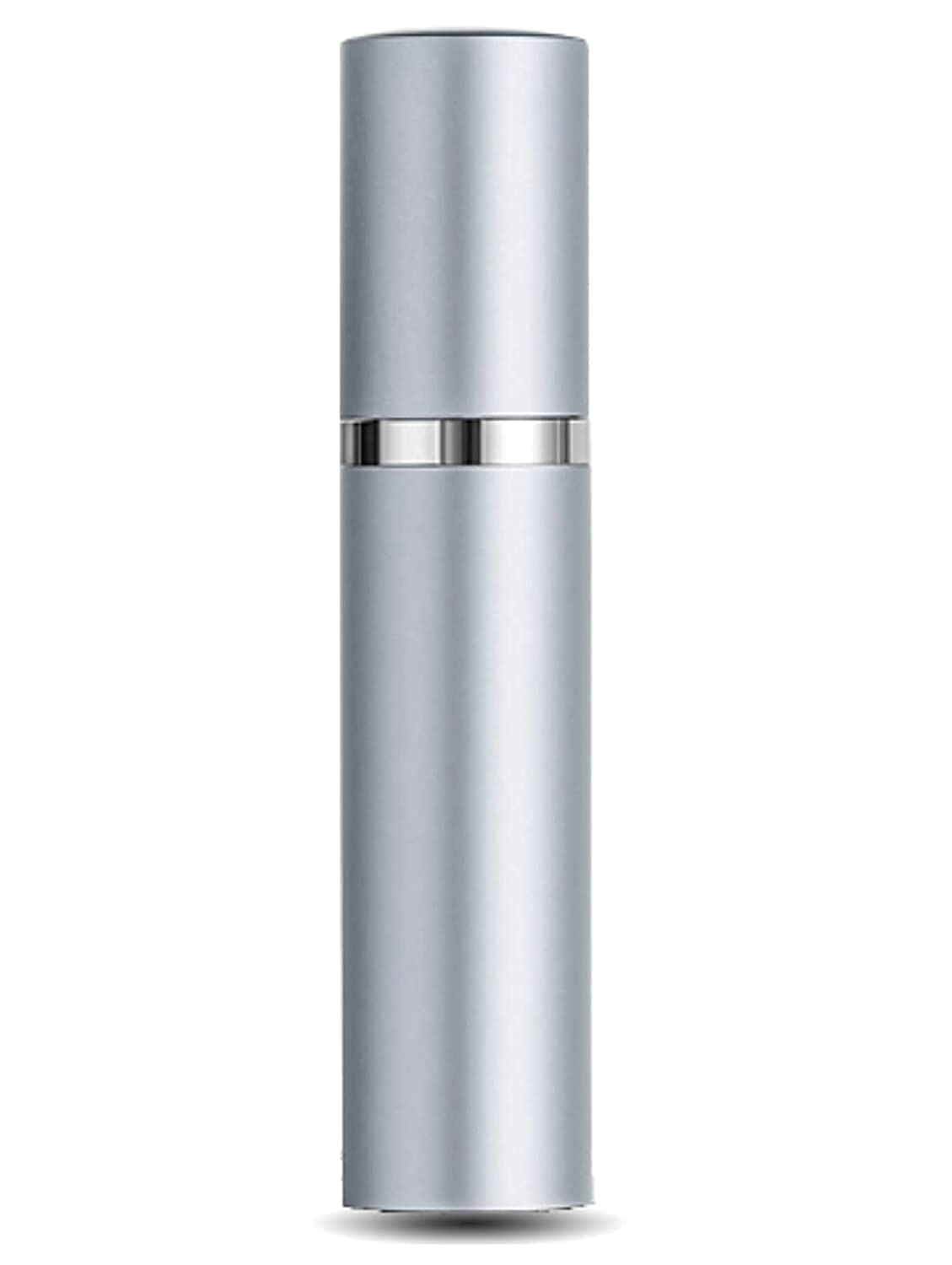 AsaNana Perfume Atomiser, Refillable & Travel Size Perfume Bottle, 9 ml (P9-Silver)