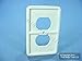 Leviton Butterfly Pattern Porcelain Receptacle Wallplate Duplex Outlet Cover 89503-FLY