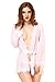 Vivihoo Women's Sexy Lace Nightwear Transparent Sleepwear Lingerie Set with G-String