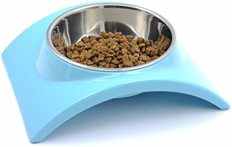 GOGOKING Dog Bowl Pet Bowl Stainless Steel Dog Food Bowl Candy Collection for Dog and Cat (blue)