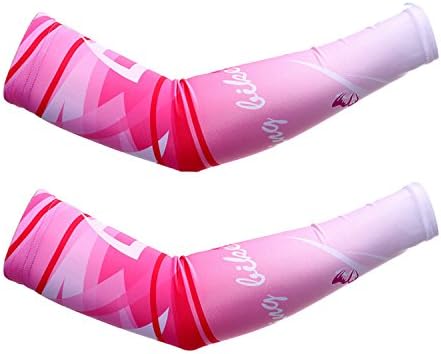 Egoodbest Men Women Youth Anti-UV Sun Protection Elastic Arm Cooler Sleeves for Cycling Basketball Golf Driving(4 Size)