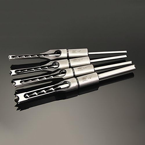 EsportsMJJ 6.35/7.94/9.5/12.7mm Woodworking Square Hole Drill Bit Mortising Chisel 1/4 to 1/2 Inch - 1/2 - Image 5