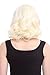 Nuoqi Womens Short Curly Wave Fashion Blonde Hair Wig for Leslie Knope Cosplay Wigs