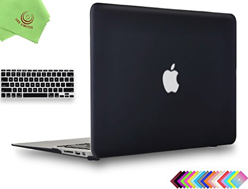 UESWILL 2in1 Smooth Soft-Touch Matte Frosted Hard Shell Case with Silicone Keyboard Cover for MacBook Air 11