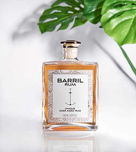 Barril Rum | Barril Unique Cask Aged Rum | 500 ml | Blend aus vier Rumsorten | Tiefer & Intensiver Geschmack | In Bourbon-Eichenfässern gereift | 42% Vol. – Bild 3