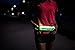 sport2people LED Reflective Running Belt Pouch with USB Rechargeable Light - Key, iPhone X 6 7 8 Plus Cell Phone Holder for Runners - Waist Fanny Pack for Best Visibility During Walking and Cycling