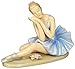 Cosmos 10625 Fine Porcelain Ballerina Dreaming Figurine, 4-5/8-Inch