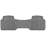 1 Piece MotorTrend Premium Odorless Heavy Duty Trimmable High Grade Rubber Liner Floor Mat (GRAY)