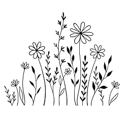 Wildflowers Car Decal, Wildflower Boho Car