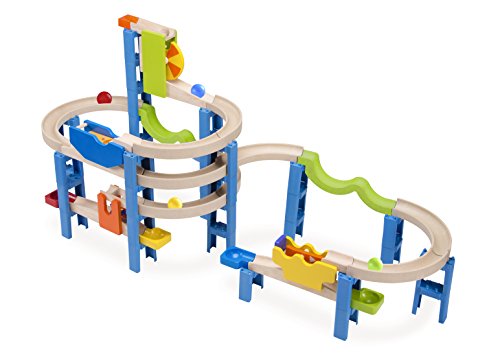 Wonderworld Creative Gravity Play! Trix Tracks Spiral Coaster Track - 54 Piece Set Unique Kids Toy with Endless Building Options