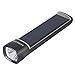 LEDGOO Handheld Solar Powered Flashlight with 4000mAh Backup Power Bank for Home Emergency Night Light, Hiking and Camping