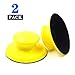 2 Pack 5 Inch Hook and Loop Hand Sanding Block Round Sanding Pad Hook Backing Plate for Sanders or Polishers (2)