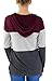 Eternatastic Womens Hoodies Long Sleeve Drawstring Sweatshirts Color Block Striped Pullover Top
