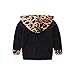 Baby Girls Floral Fleece Hoodie+ Floral Pant Leggings 2 Piece Outfits Set (6-12M, Leopard)