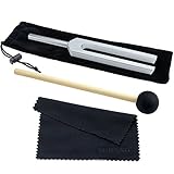 SUBANG 512 CPS Tuning Fork Weight Aluminum Clinical Grade Nerve/Sensory with Silicone Hammer and Cleaning Cloth, Packaged in Soft Storage Bag