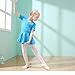 Gurcyter Athletic Leotards,Girls' Short/Long Sleeve Ballet Leotard Skirted Dance Back Bowknot Dress