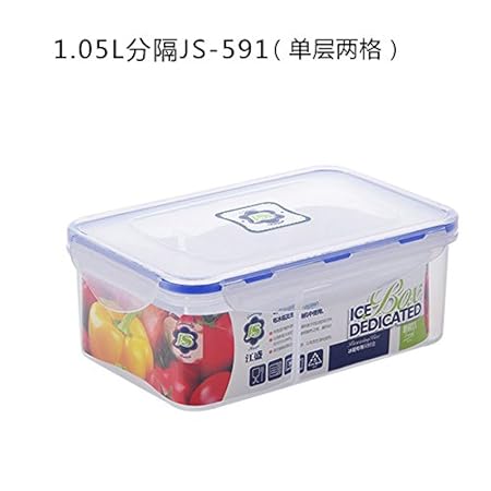 UWSZZ Botón transparente bloque refrigerador, caja de plástico ...