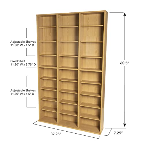 Atlantic Oskar 756 Media Storage Protects & Organizes Prized Music, Movie, Video Games