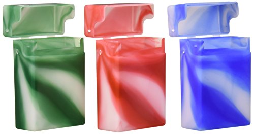 fujima King Size Marble Look Plastic Cigarette Case, Pack of 12